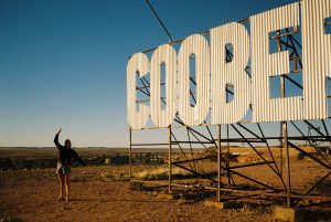 The Coober Pedy sign